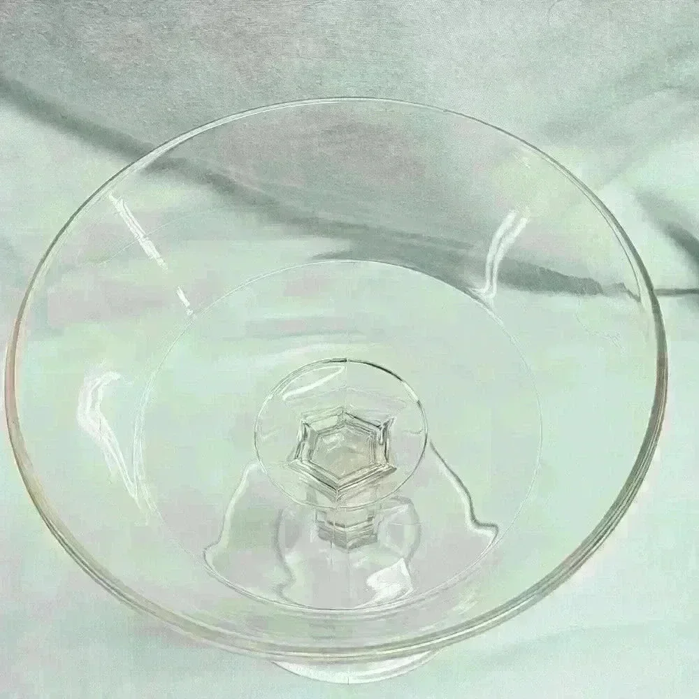 Vintage Glass Pedistal Fruit Dish